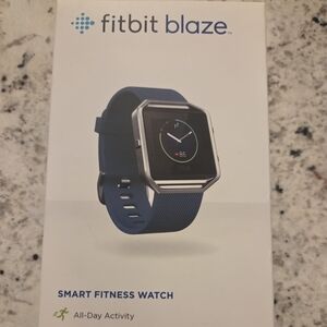 Fitbit Blaze Smartwatch - Blue and Silver